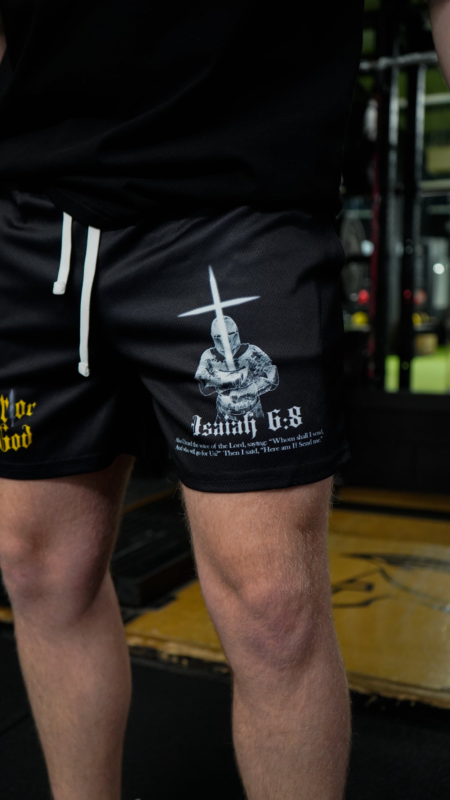 Crusader Mesh Shorts - Black