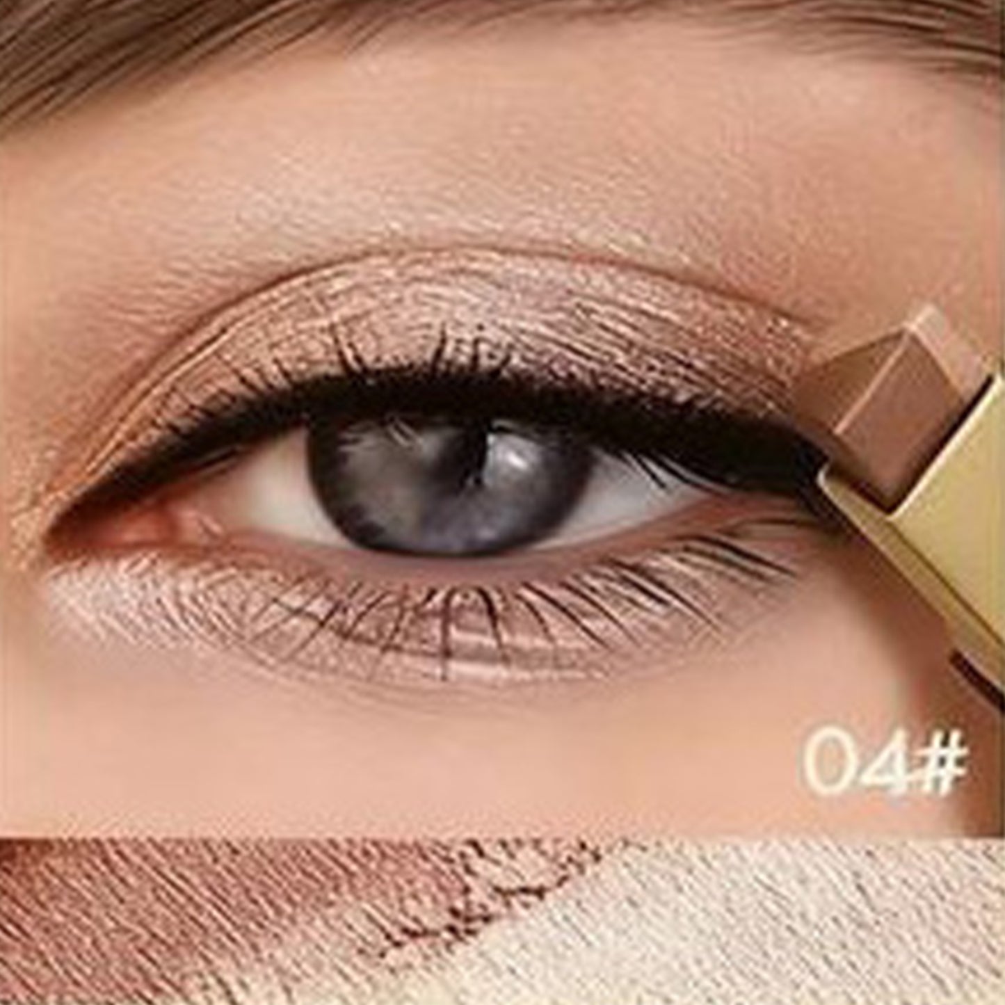 BARVENA Glitter Gradient Eye shadow Stick Set – 6 Dual-Tone Cream Eye shadow Sticks