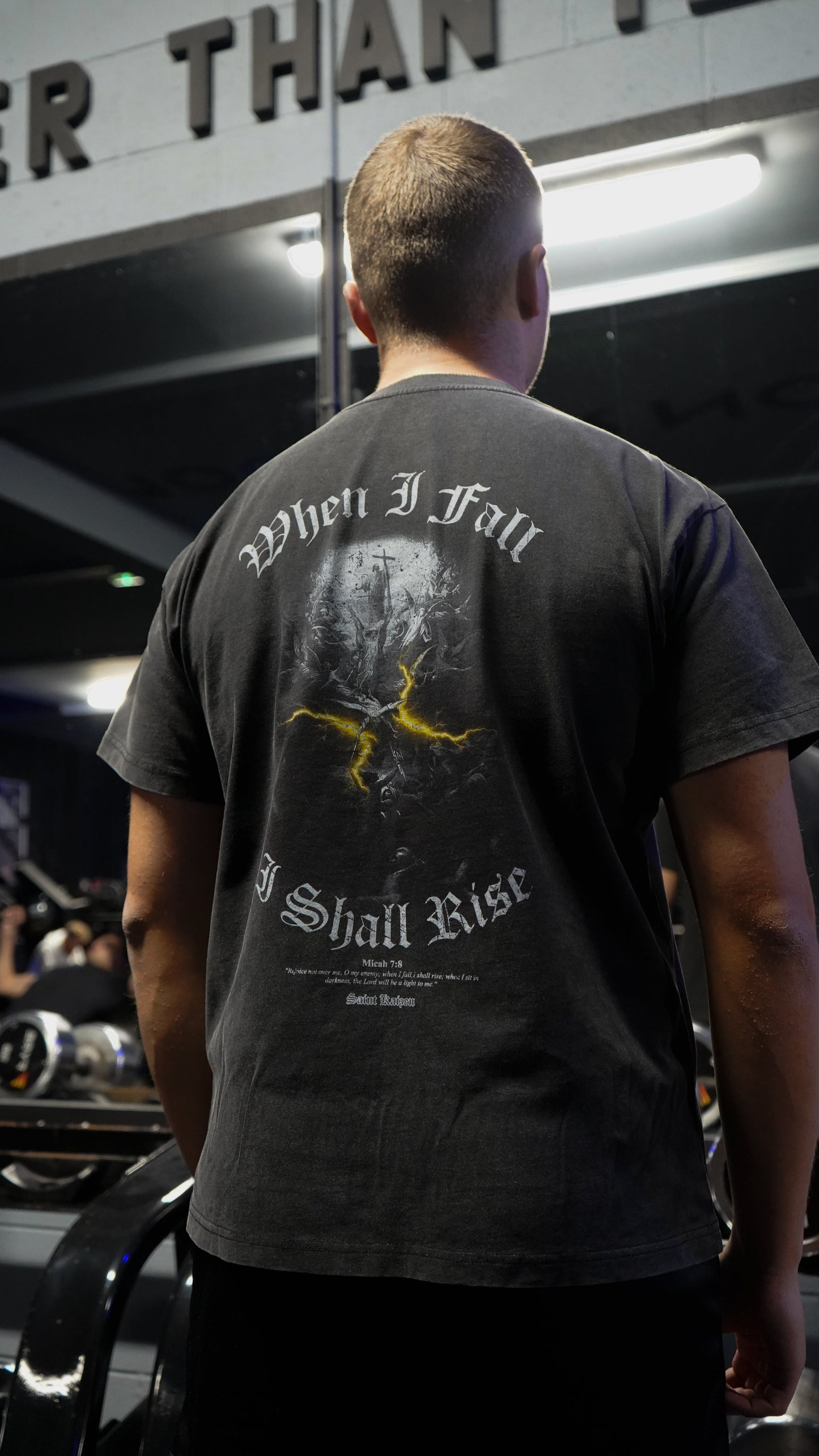 Light In The Darkness T-Shirt - Acid Wash