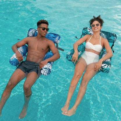 Inflatable Pool Lounge Chair 2-Pack – Comfortable Floating Hammock