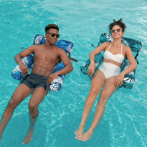 Inflatable Pool Lounge Chair 2-Pack – Comfortable Floating Hammock