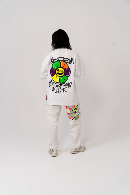 NEON ICE FLOWER T-SHIRT WITH AMIGURUMI
