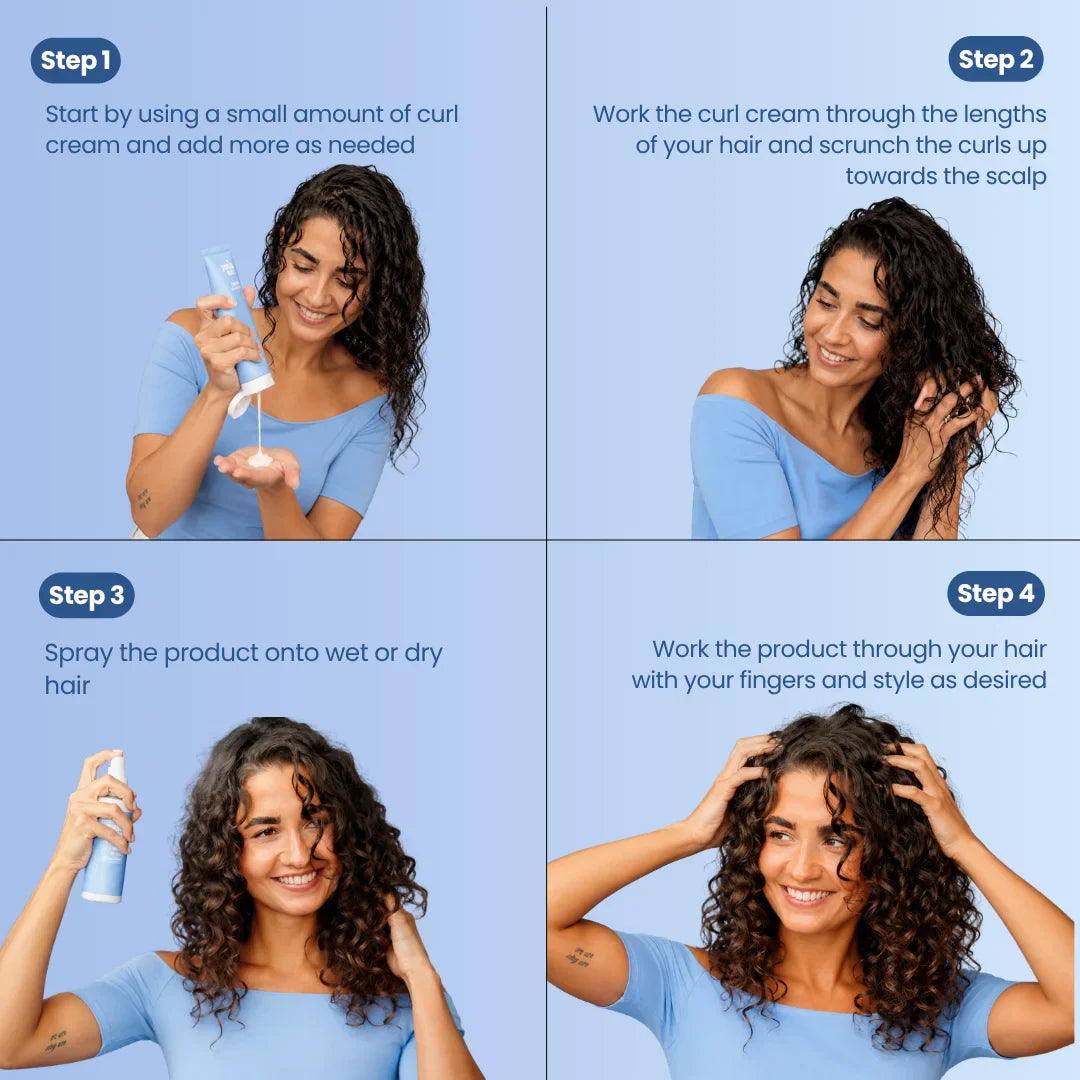 Curl Defining Cream and Sea Salt Spray Set