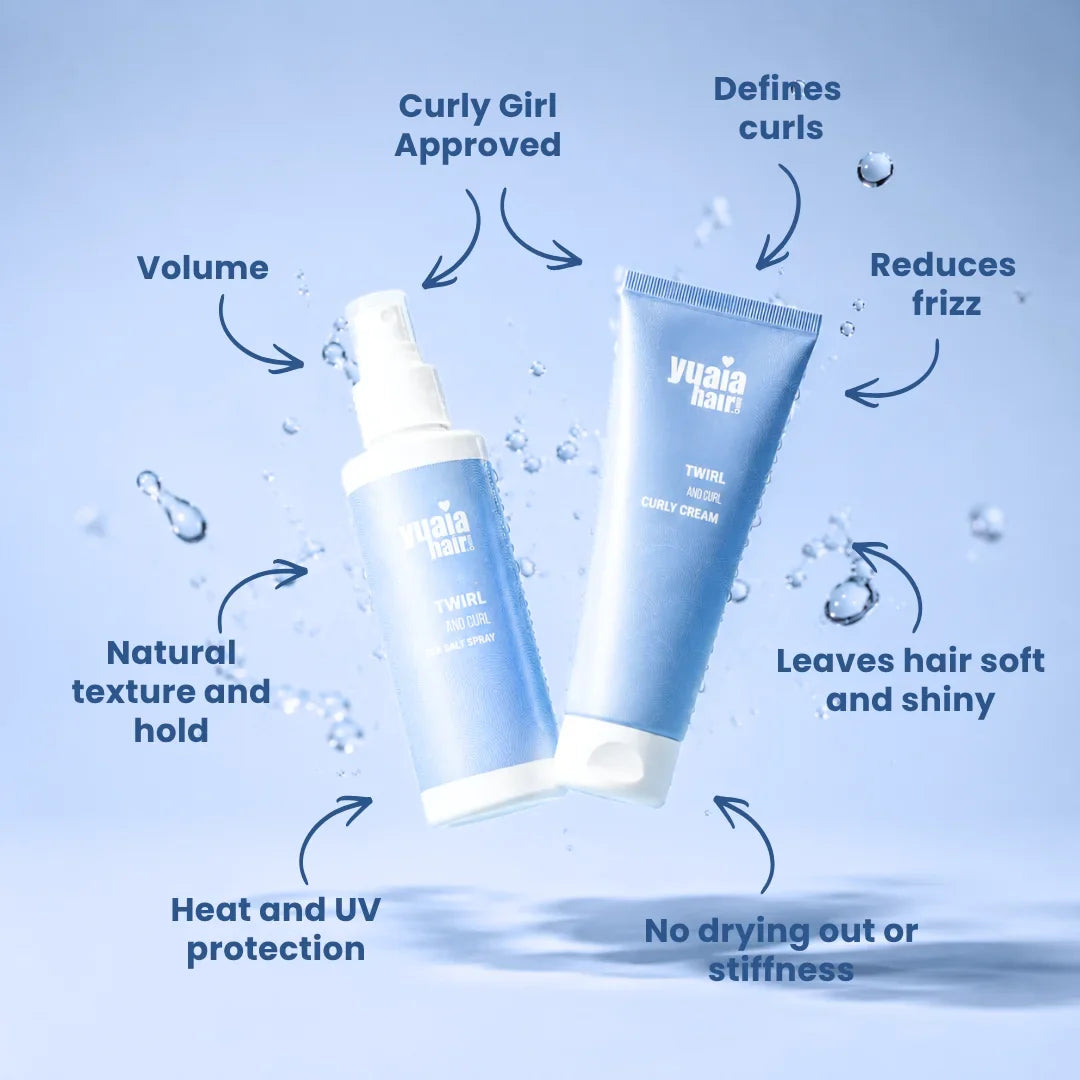 Curl Defining Cream and Sea Salt Spray Set