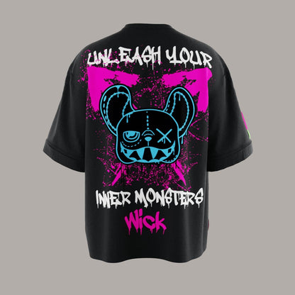 EXPLOSION BLACK OVERSIZED T-SHIRT!