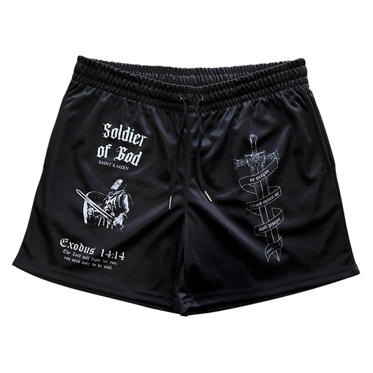 Exodus 14:14 Mesh Shorts