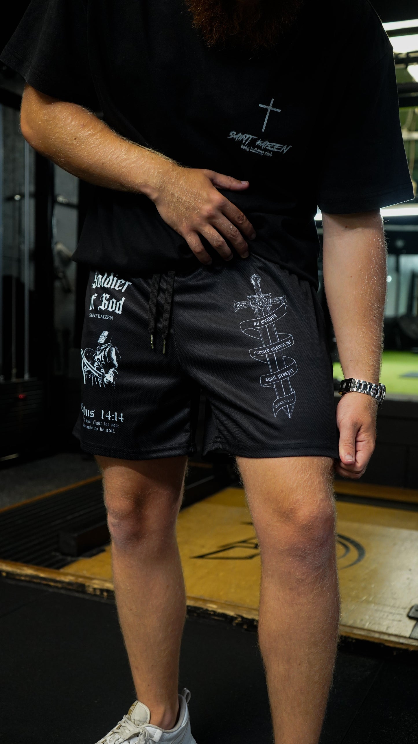 Exodus 14:14 Mesh Shorts