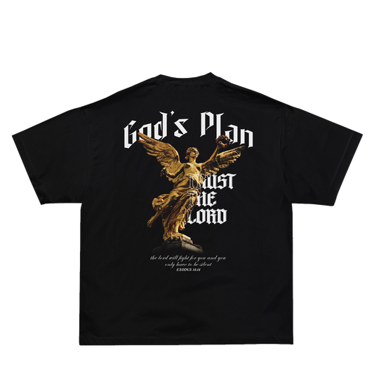 Exodus 14:14 T-Shirt Black