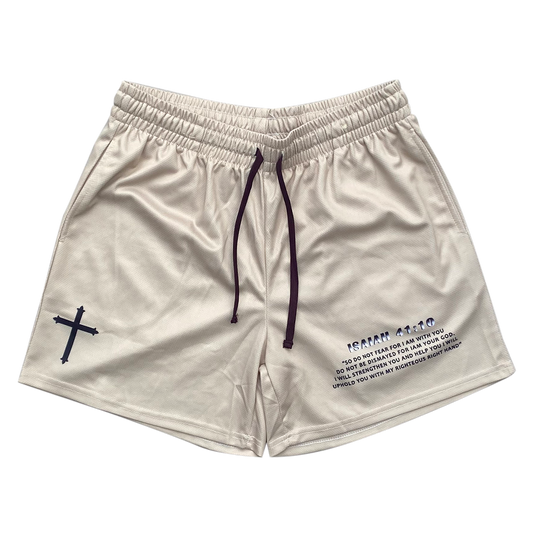 Fearless Mesh Shorts - Cream