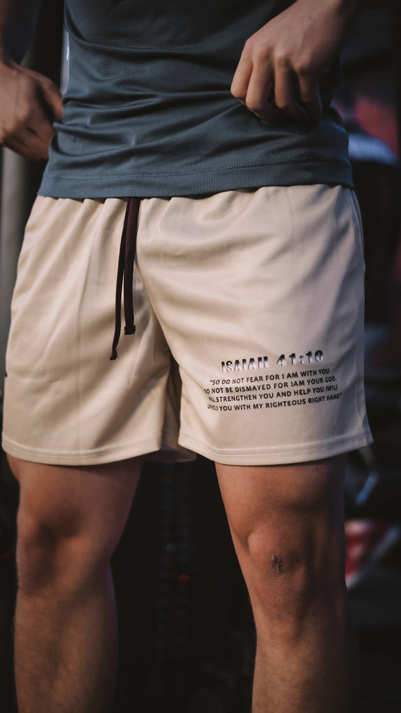 Fearless Mesh Shorts - Cream