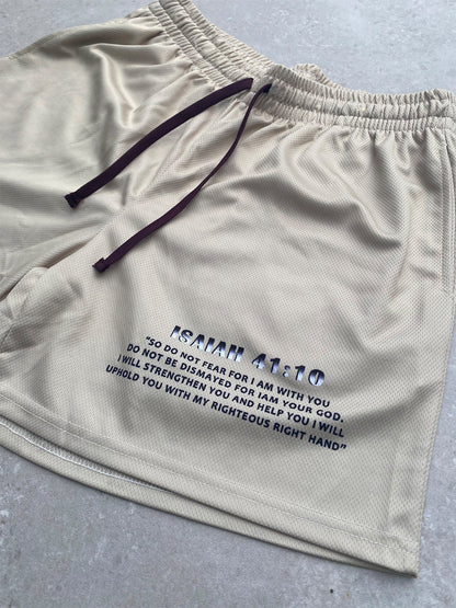 Fearless Mesh Shorts - Cream