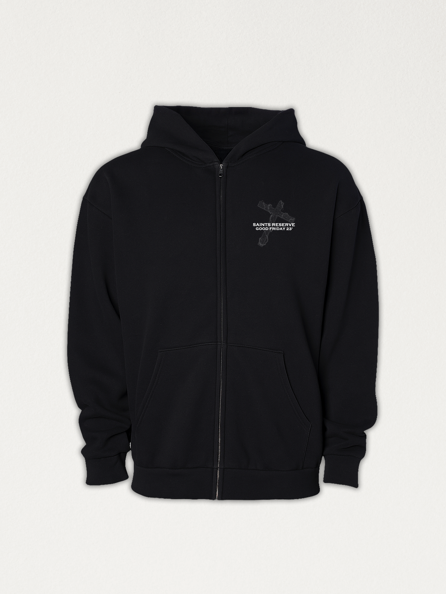 Jesus Meets His Mother Good Friday 23 Zip Up Hoodie