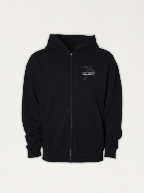 Jesus Meets His Mother Good Friday 23 Zip Up Hoodie