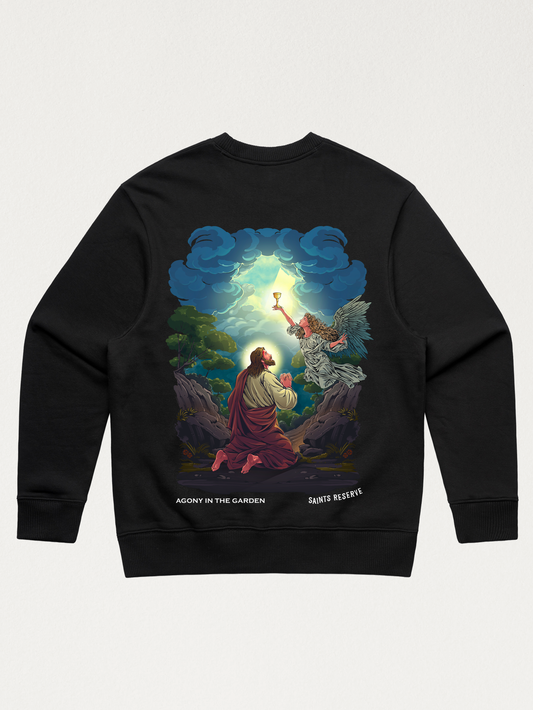 Agony in the Garden Good Friday 26 Crewneck