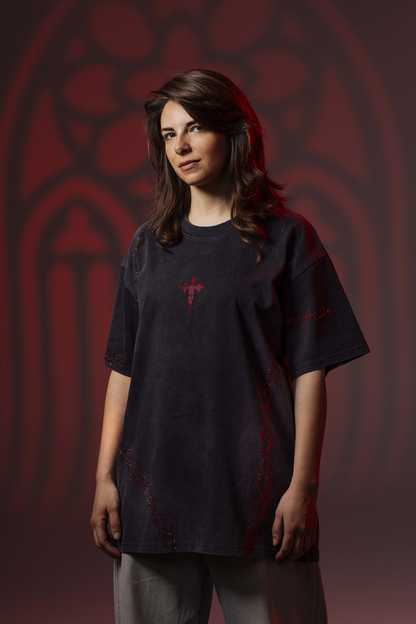 Risen Rhinestone T-Shirt