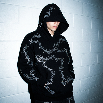 Rhinestone Thorn Hoodie
