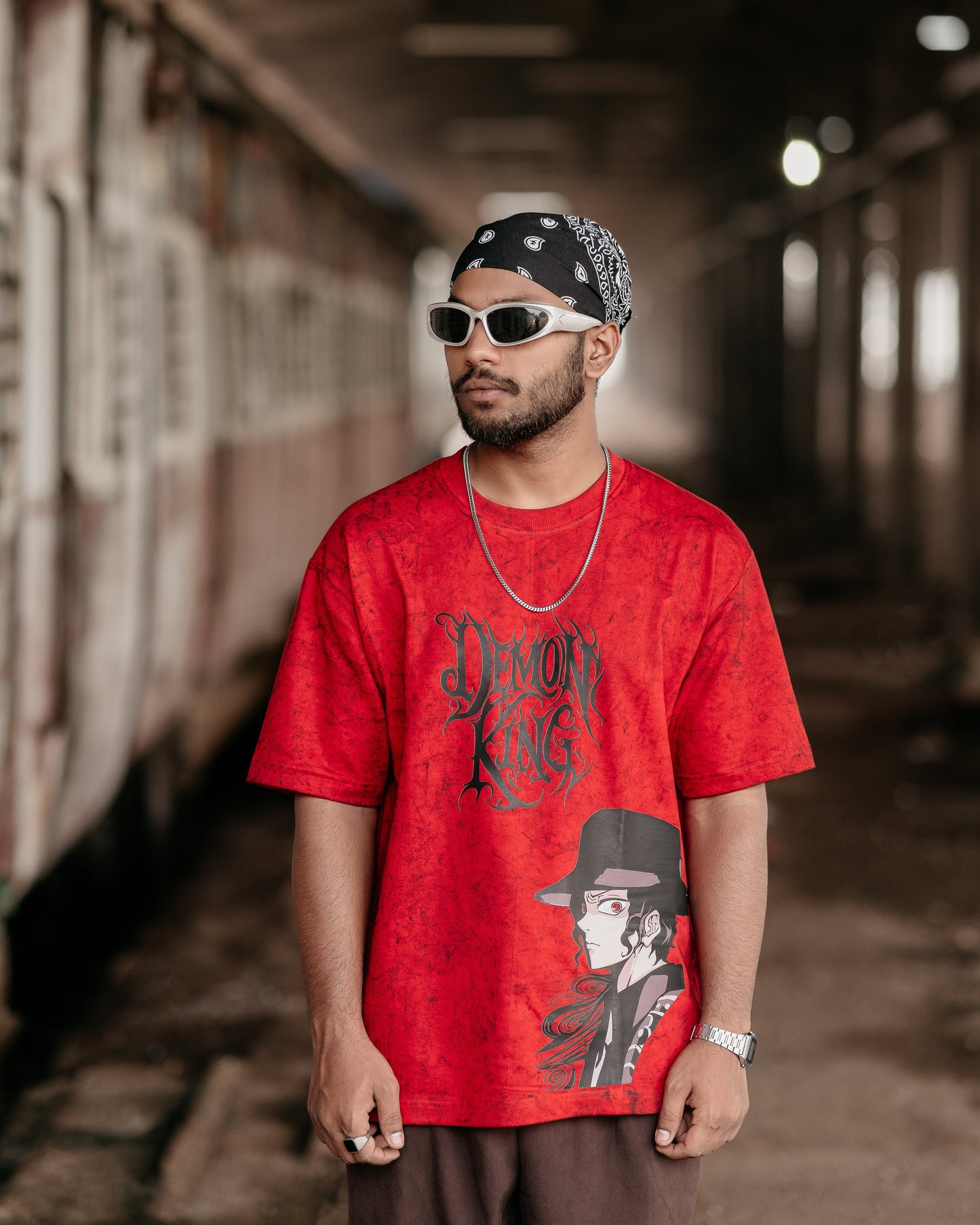 Kibutsuji "Demon King" Muzan Oversized Tshirt