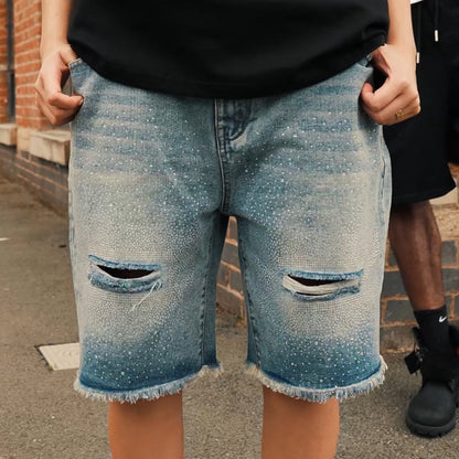 Rhinestone Jorts