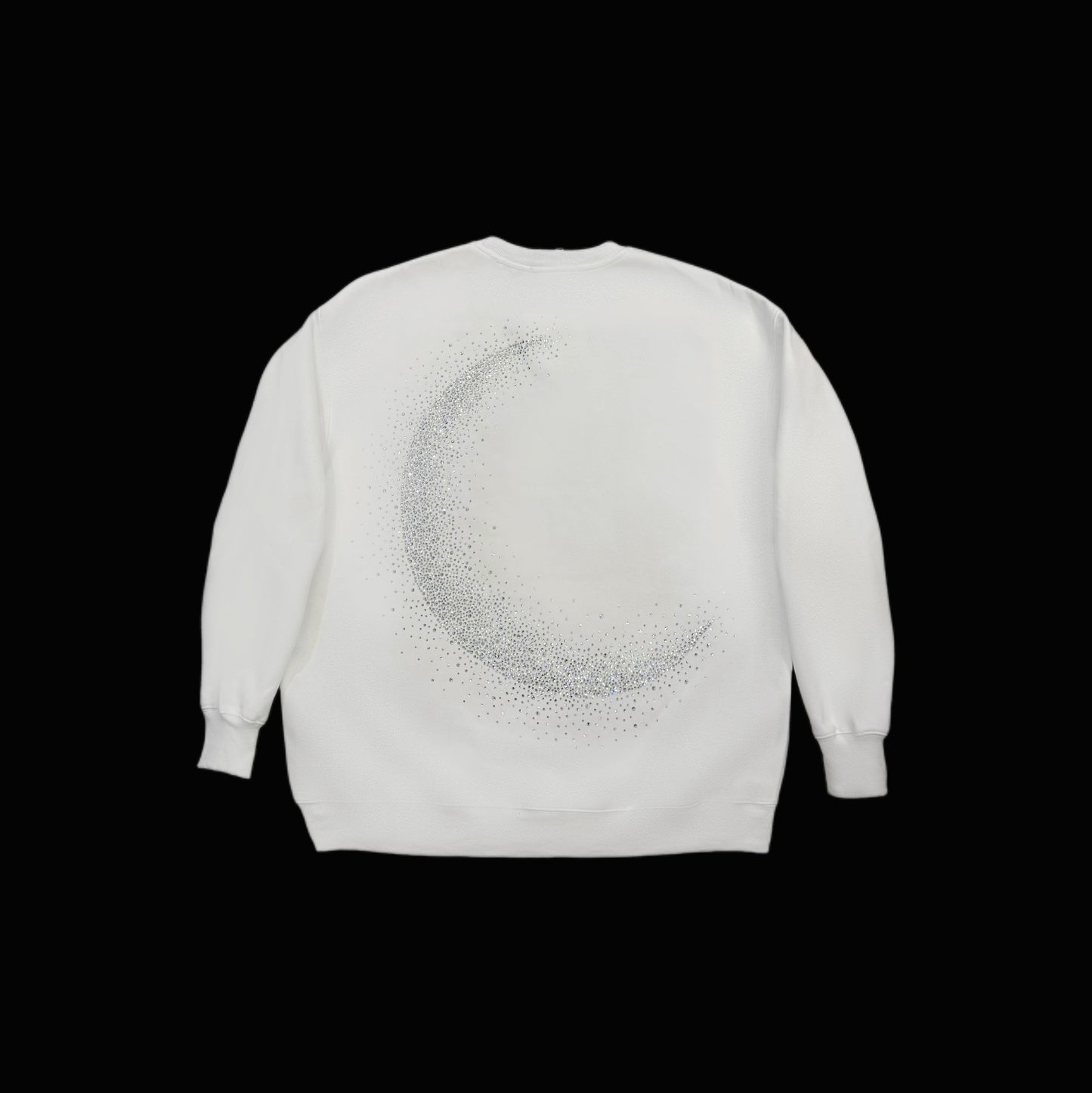 Rhinestone Moon Crewneck