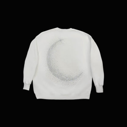Rhinestone Moon Crewneck