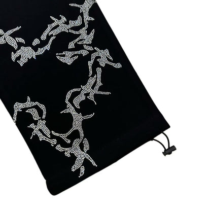 Rhinestone Thorn Sweatpants