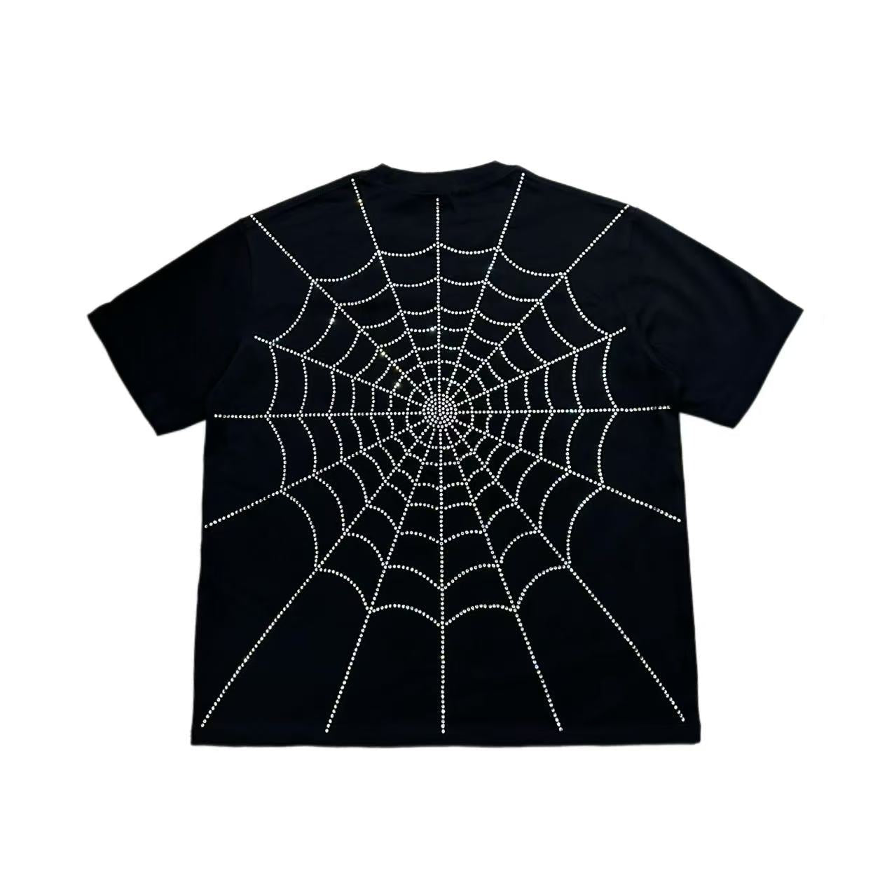 Rhinestone Web Tee