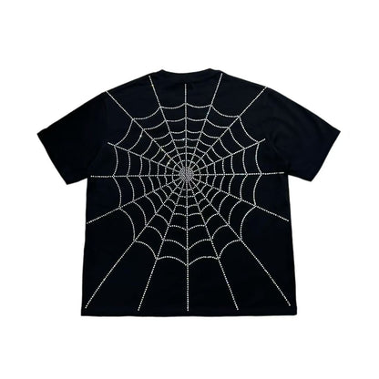 Rhinestone Web Tee