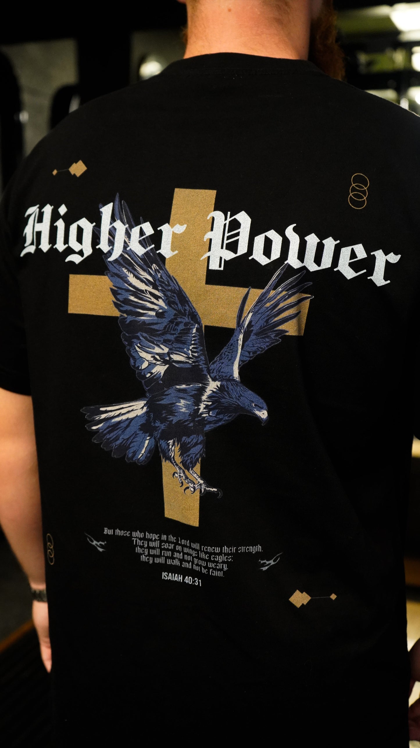 Isaiah 40:31 T-Shirt Black