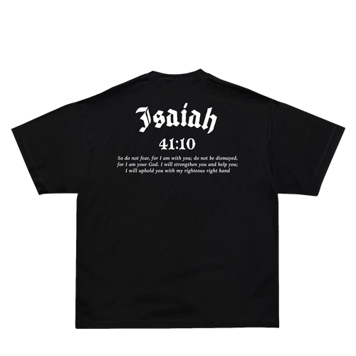 Isaiah 41:10 T-Shirt - Black