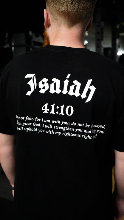 Isaiah 41:10 T-Shirt - Black