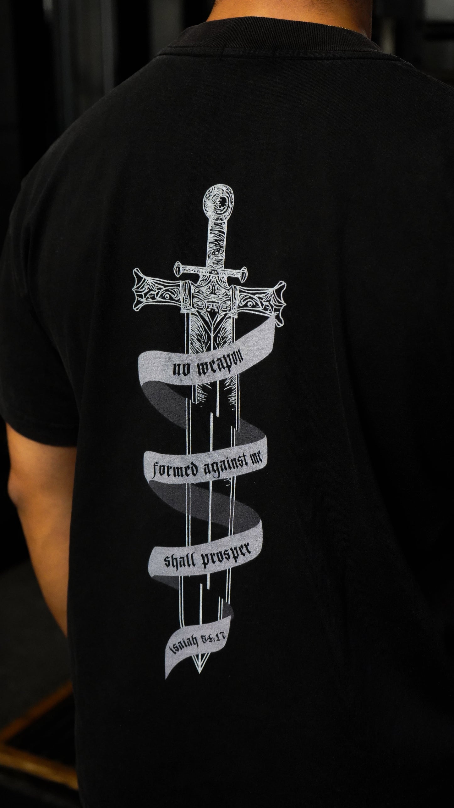 Isaiah 54:17 Sword T-Shirt