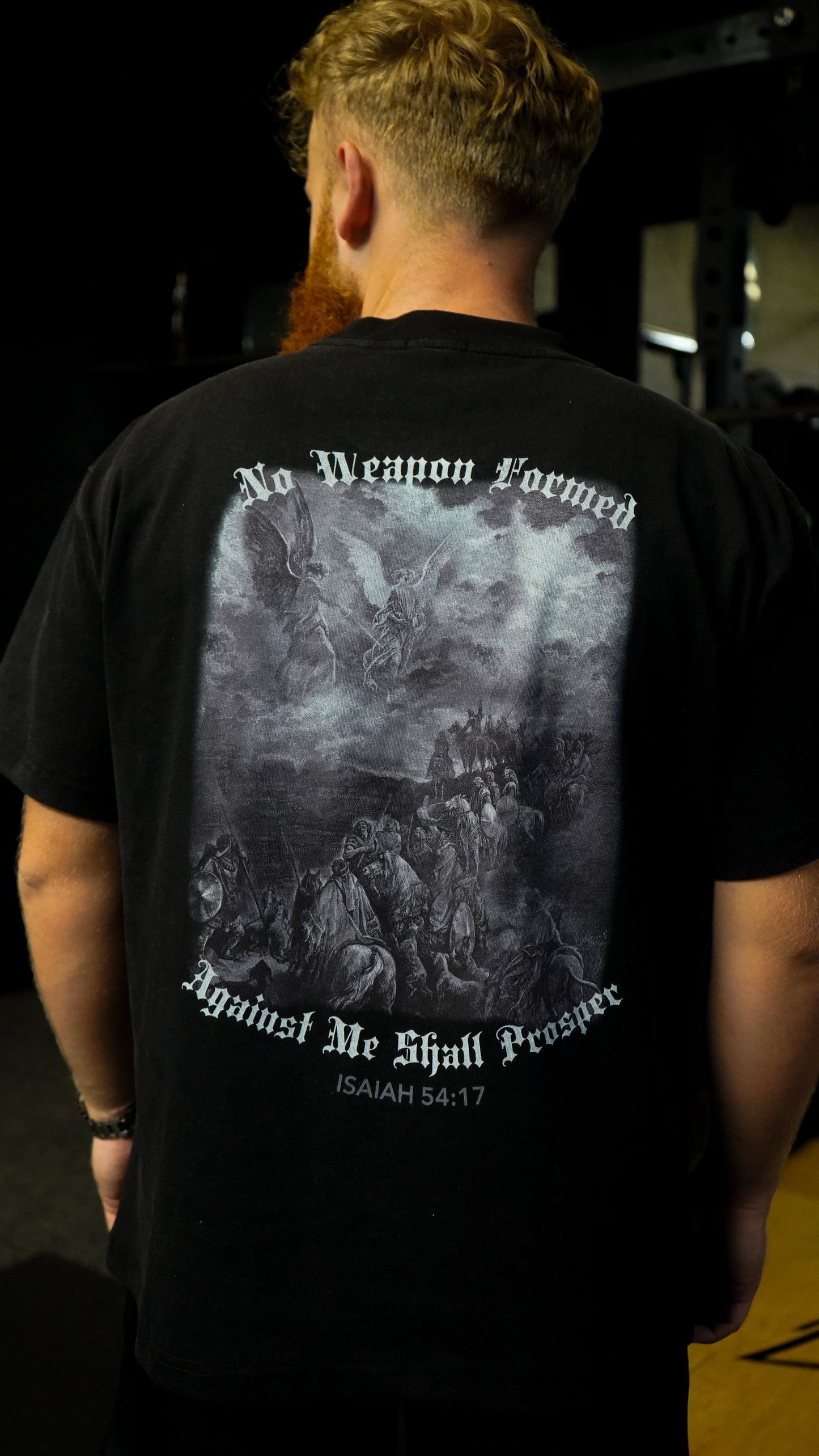 Isaiah 54:17 T-Shirt - Black