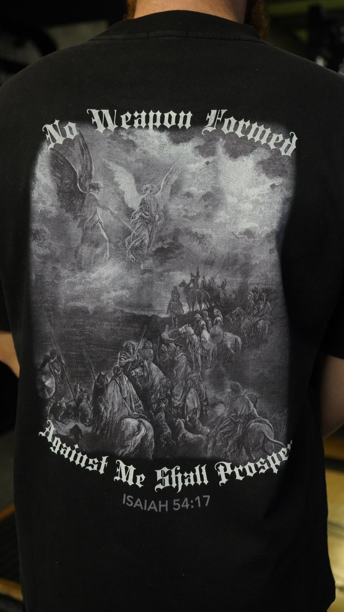 Isaiah 54:17 T-Shirt - Black
