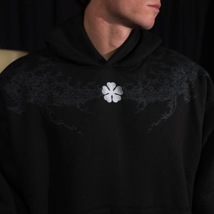 BLACK BULLS CLOAK HOODIE