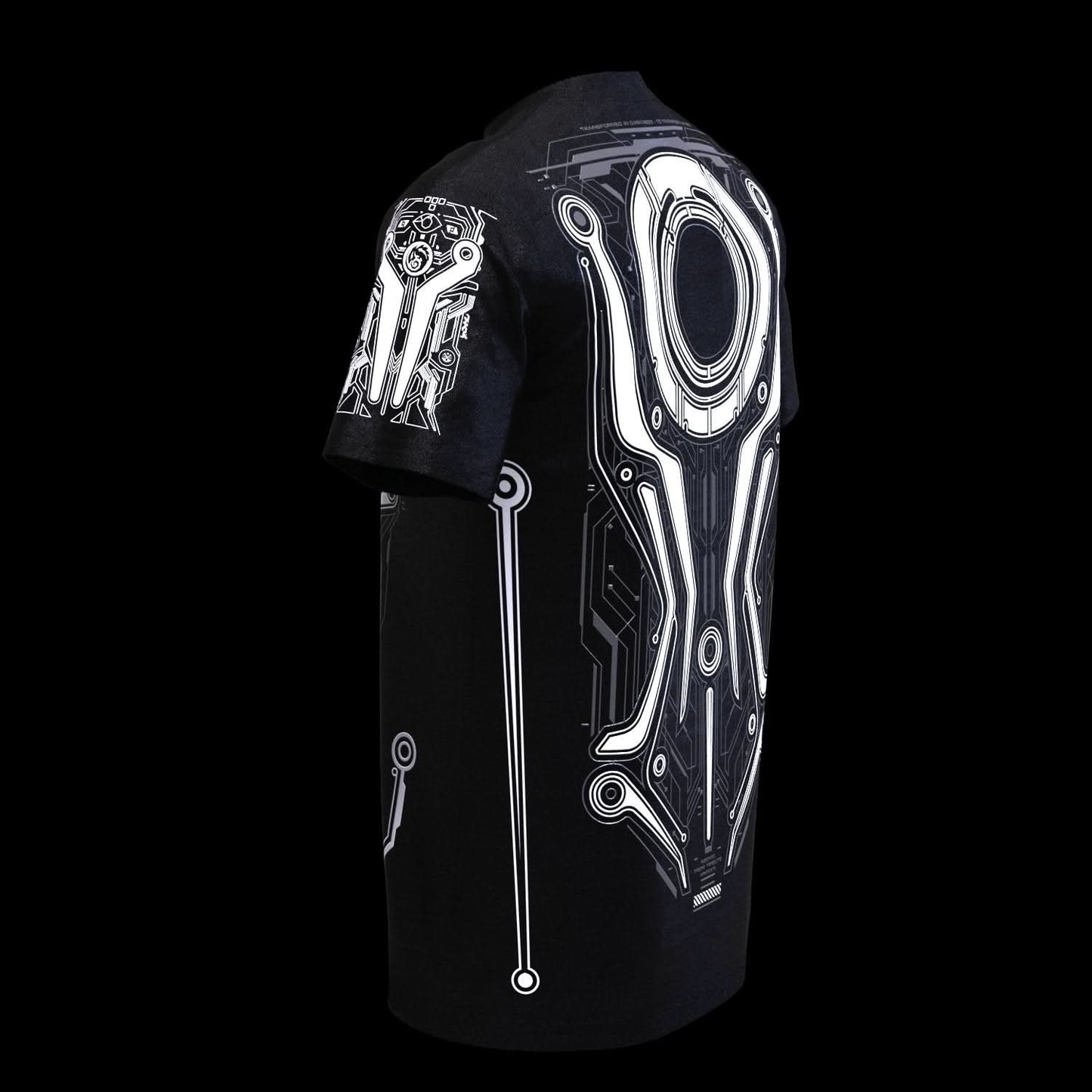 TRON White ( UV + GLOW Blue )