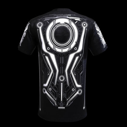 TRON White ( UV + GLOW Blue )