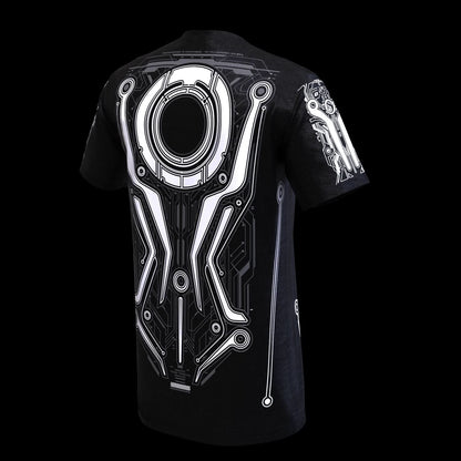 TRON White ( UV + GLOW Blue )