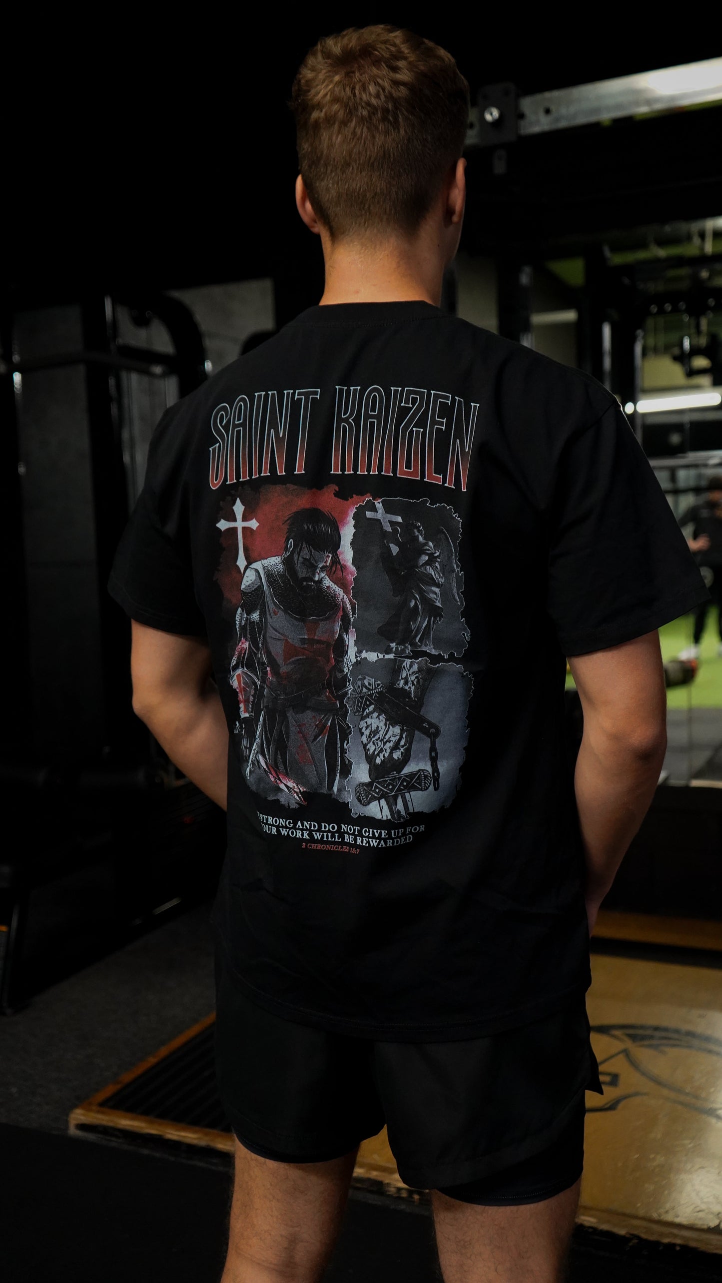 Never Give Up T-Shirt - Black