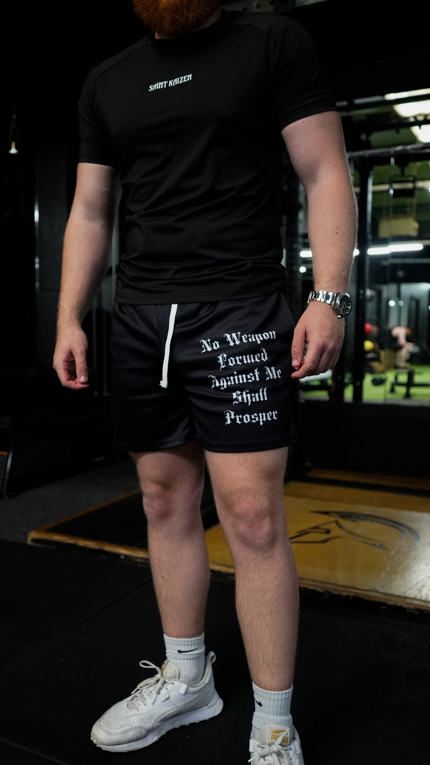 No Weapon Mesh Shorts - Black