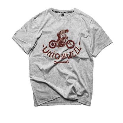 Street Rider Skull Graphic T-Shirt – Rock Style Motorcycle Tee