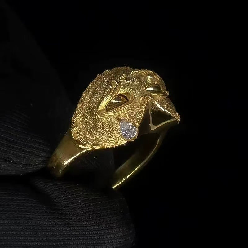 Weeping Stone Statement Ring