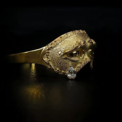 Weeping Stone Statement Ring