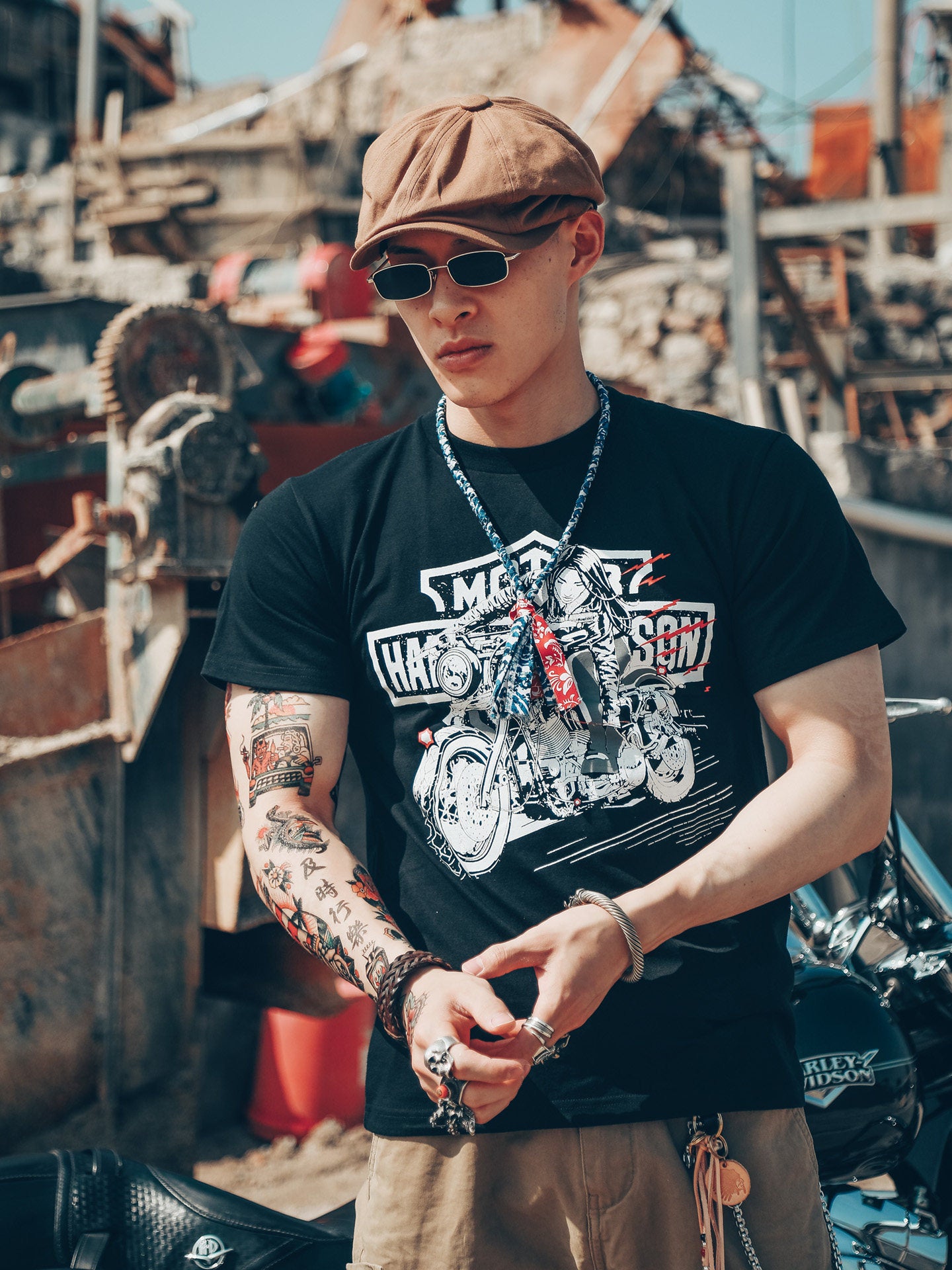 Rugged Biker Motorcycle T-Shirt