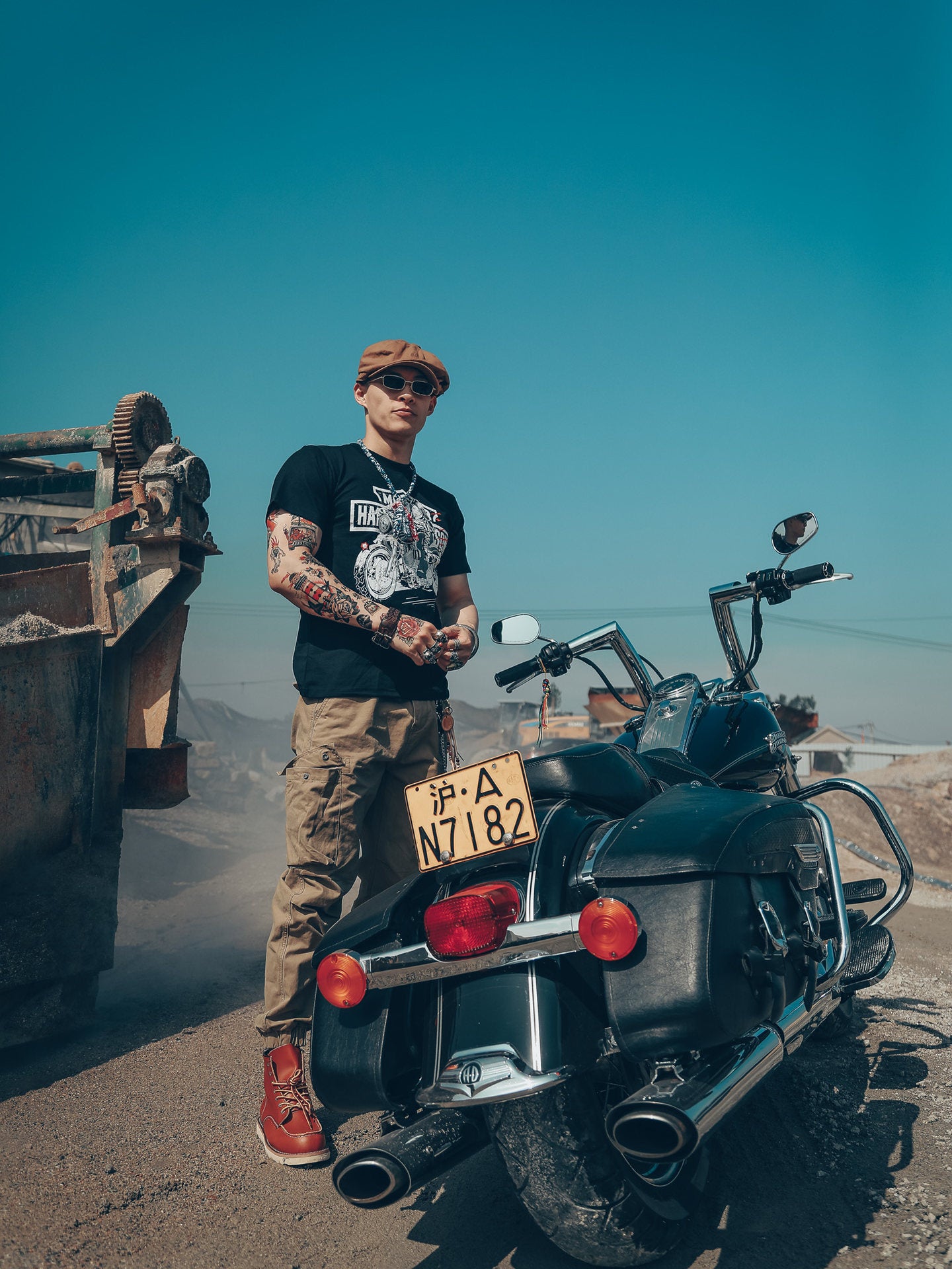 Rugged Biker Motorcycle T-Shirt