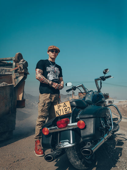 Rugged Biker Motorcycle T-Shirt