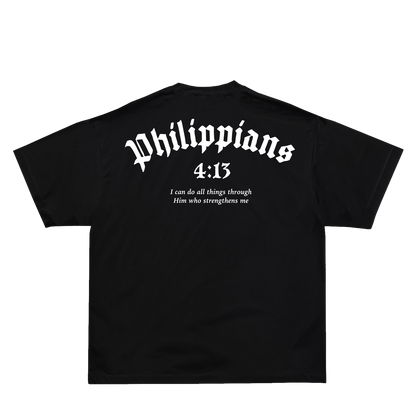 Philippians 4:13 T-Shirt - Black