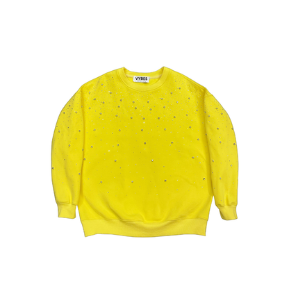 Rhinestone Galaxy Crewneck