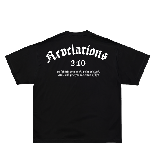 Revelations 2:10 T-Shirt - Black