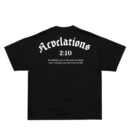 Revelations 2:10 T-Shirt - Black