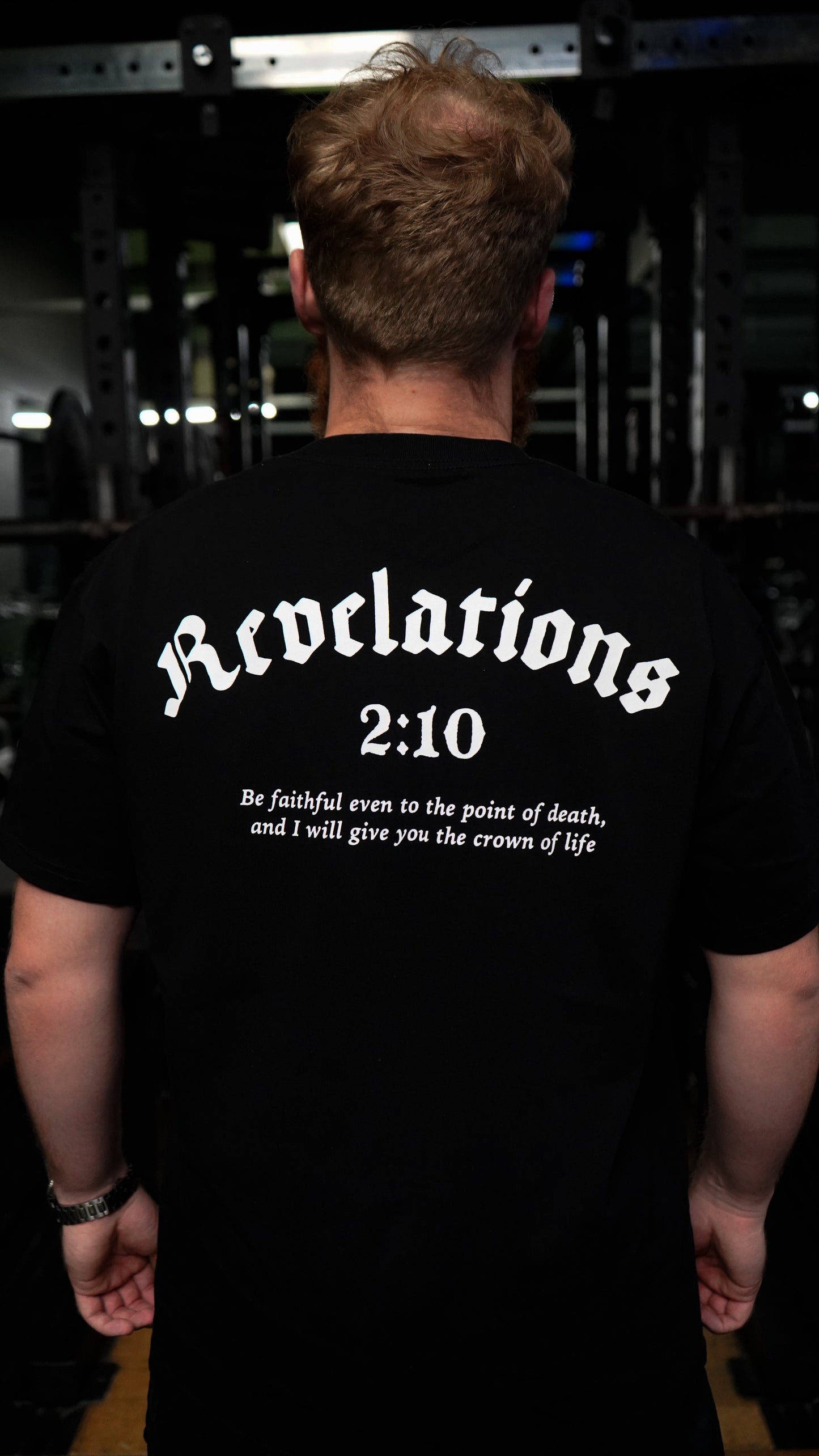 Revelations 2:10 T-Shirt - Black